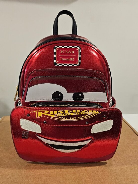 Lightening McQueen loungefly mini backpack NWT Pixar Cars main image 7